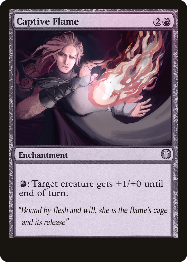 Captive Flame Card